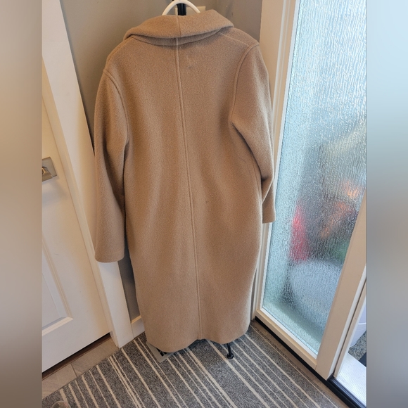 Babaton wool camel long jacket - Picture 2 of 3